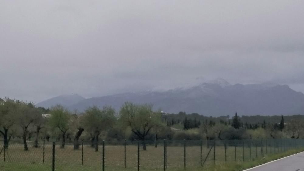 La nieve llega a Mallorca