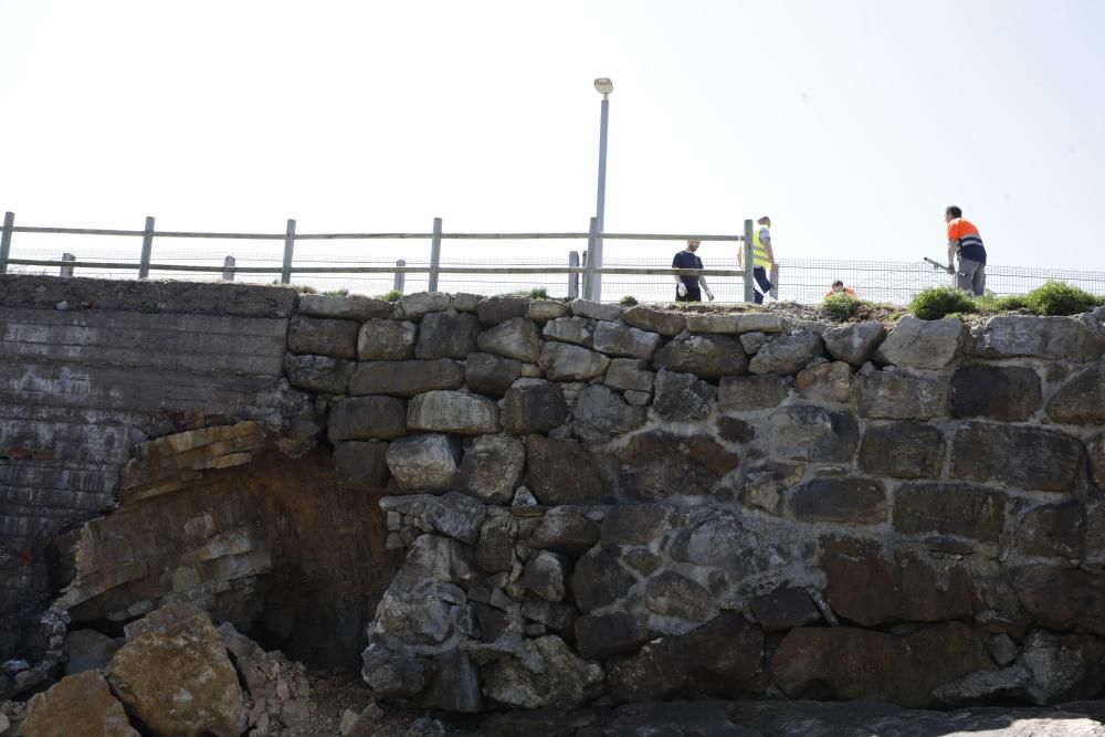 La senda del Cervigón: obra urgente por derrumbe