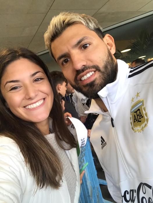 Los jugadores de Argentina hacen las delicias de sus fans en Mallorca