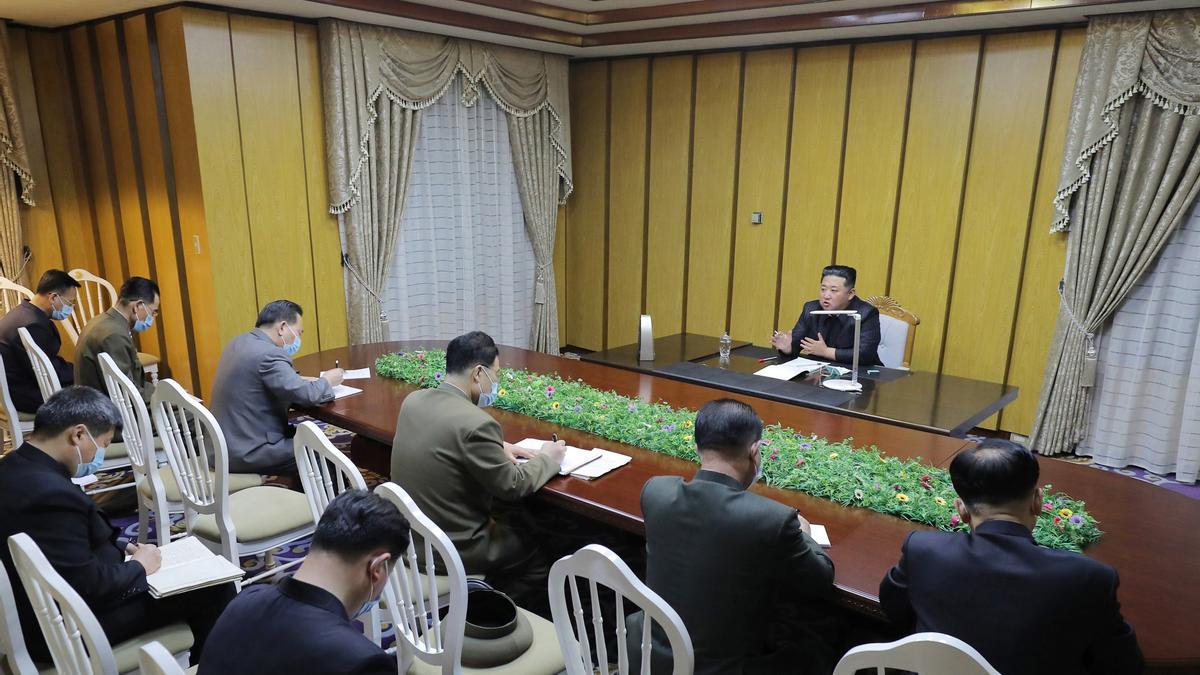 Una rueda de prensa de Kim Jong