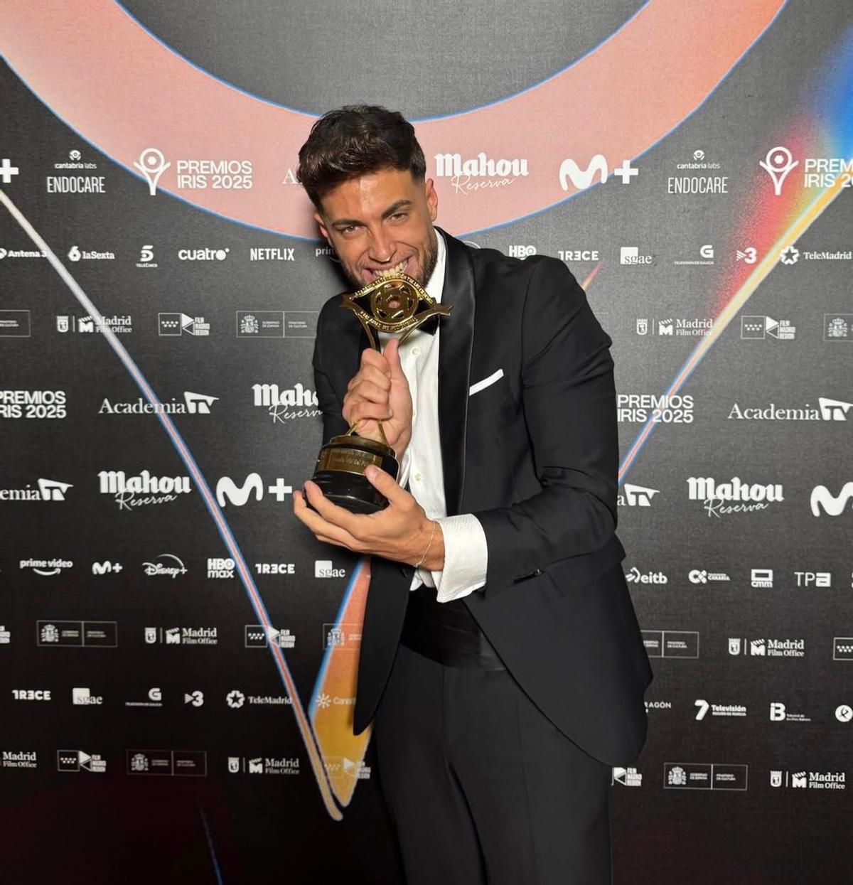 Montoya, en los Premios Iris