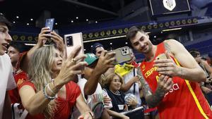 El alero de la selección española de baloncetso Juancho Hernángomez.