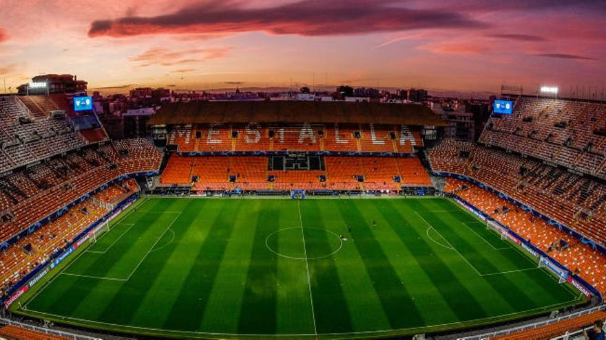 El Valencia CF - Atalanta, a puerta cerrada