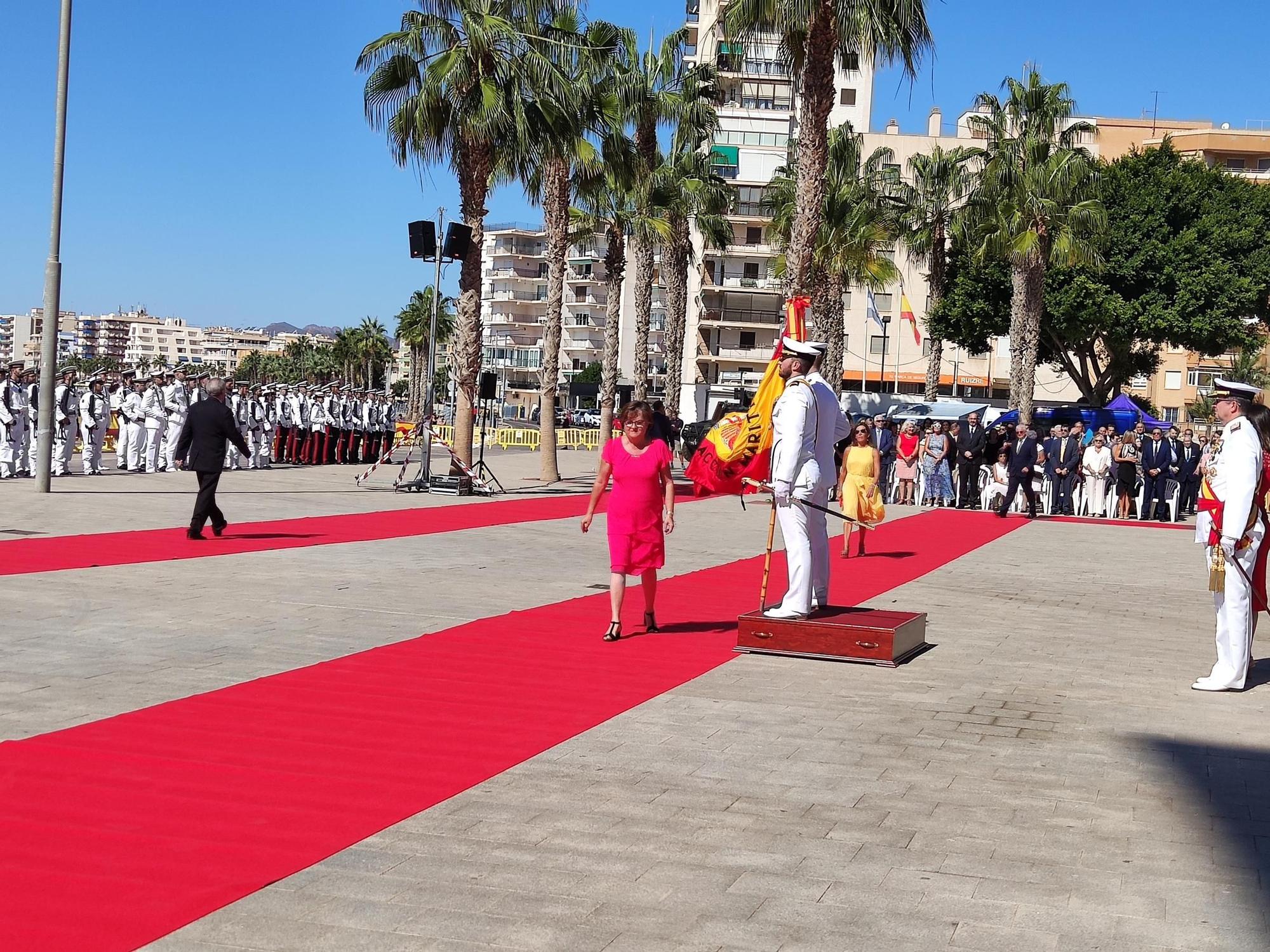 Jura de Bandera para personal civil en Águilas