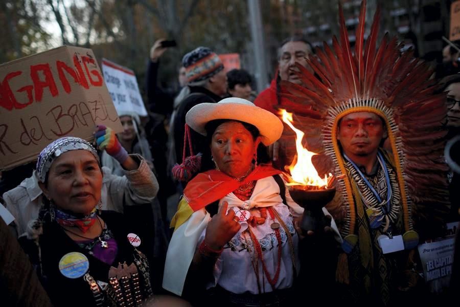 Manifestación en Madrid por la Cumbre del Clima