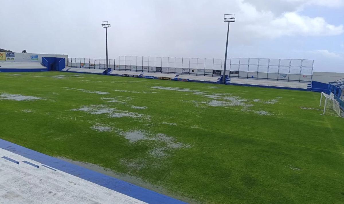 El Virgen de las Nieves: de charcos al fútbol en solo unas horas |