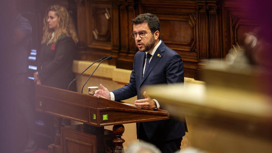 El Parlament rebutja la qüestió de confiança a Aragonès