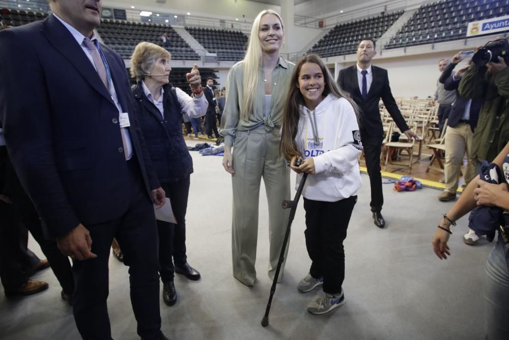 Premios Princesa de Asturias: Encuentro de Lindsey Vonn con estudiantes en Avilés