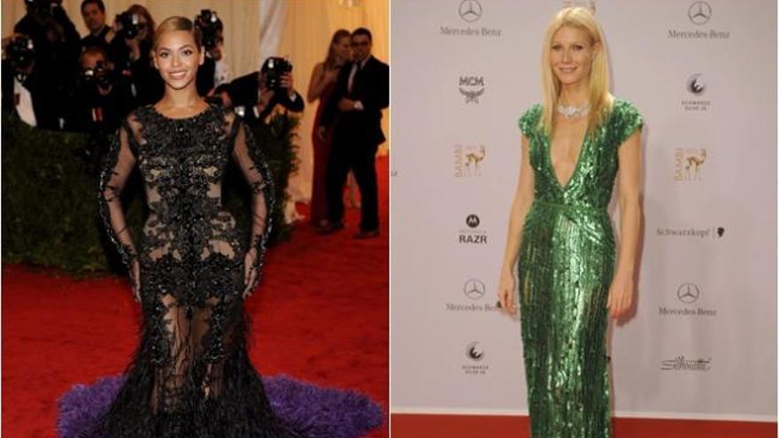 Gwyneth Paltrow y Beyoncé, las mejor vestidas del año.