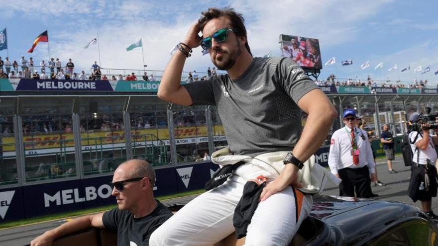 Fernando Alonso, en Albert Park