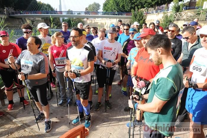 Marcha nórdica junto al Segura