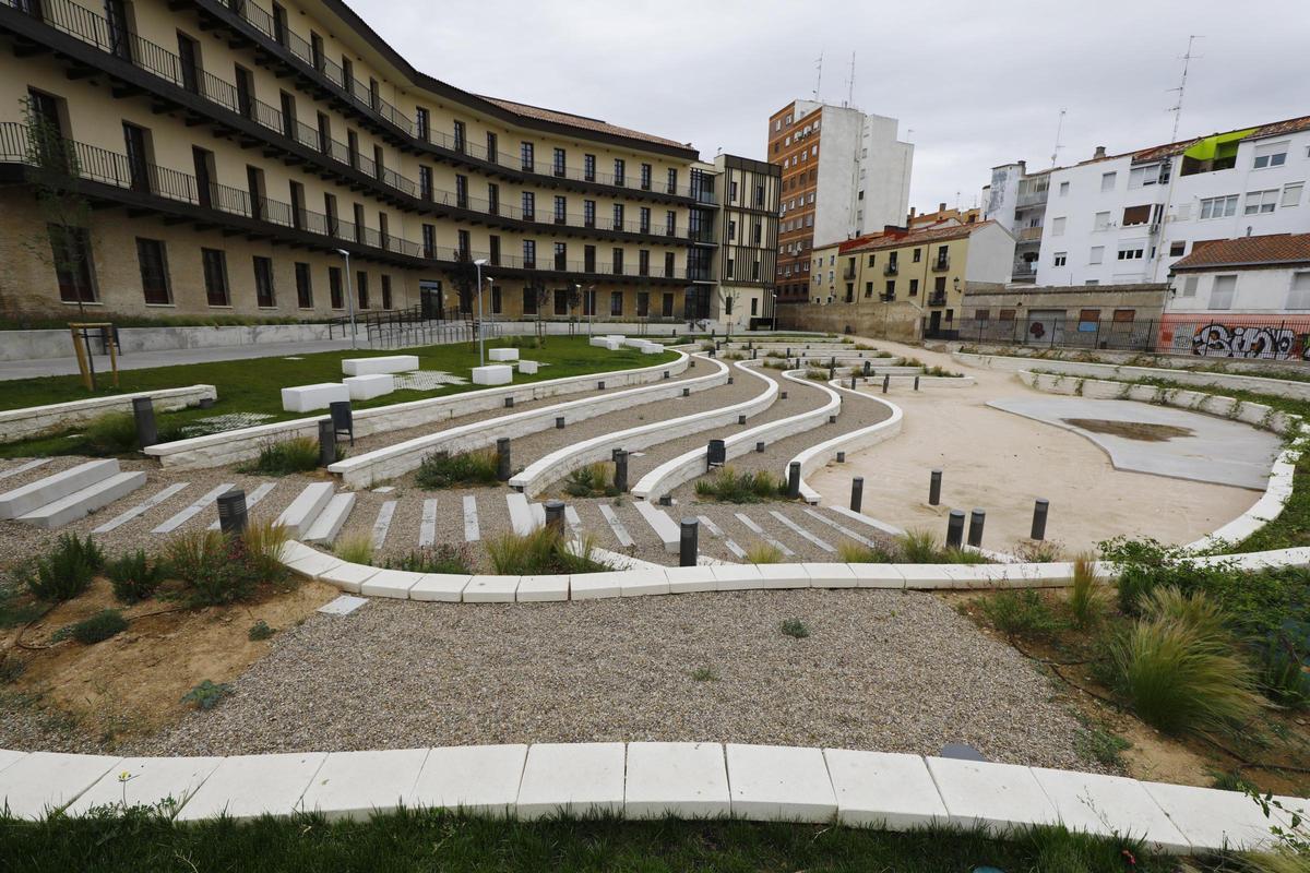 Cuartel de Pontoneros reconvertido en residencia de estudiantes.