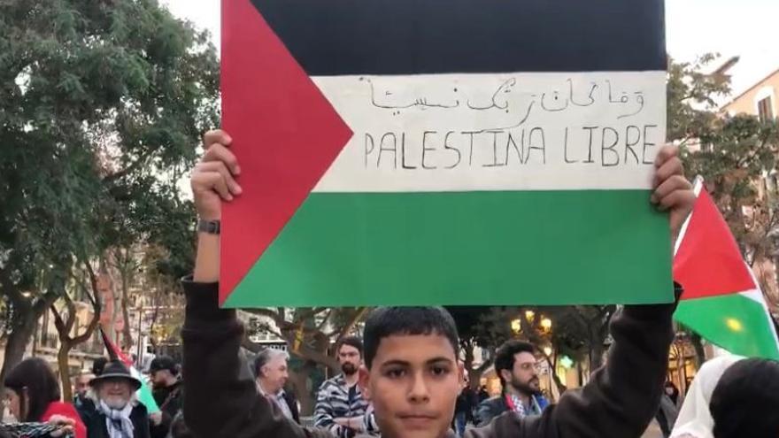 Vídeo: Manifestación en Ibiza por Palestina