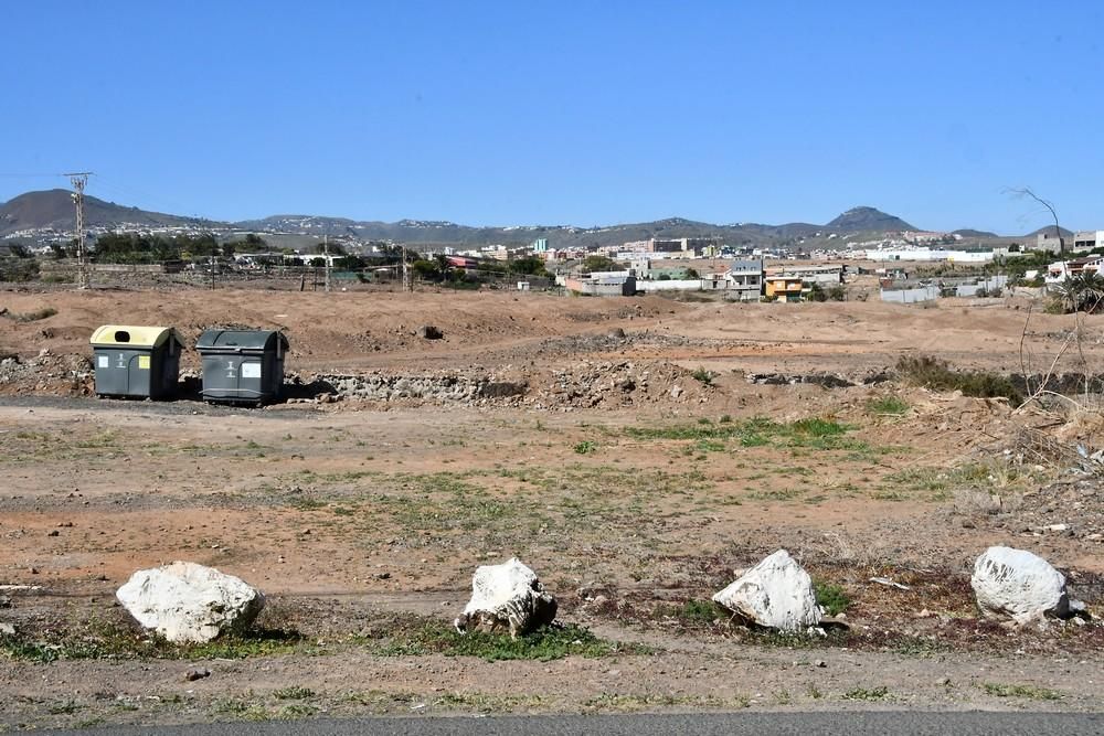 Terreno en el que una empresa canaria quiere construir en Telde el complejo de pádel más grande de España