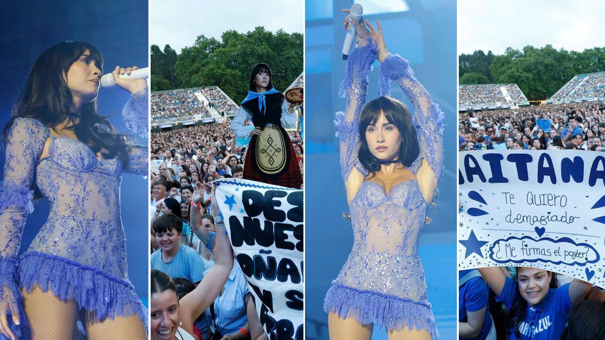 VÍDEO: Aitana, la "superestrella" que se corona en Avilés ante 20.000 fans en su noche de cumpleaños