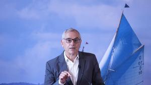 El presidente ejecutivo de Puig, Marc Puig, durante la presentación de la XVIII edición de la regata Puig Vela Clàssica, en el Ayuntamiento de Barcelona, a 7 de julio de 2025, en Barcelona, Catalunya (España). El Real Club Náutico de Barcelona acogerá del 9 al 12 de julio la XVIII edición de la regata Puig Vela Clàssica, una de las competiciones más emblemáticas del Mediterráneo para embarcaciones clásicas, organizada por Puig y el Real Club Náutico de Barcelona, y con el apoyo del Ayuntamiento de Barcelona, y que este año reunirá a algunos de los barcos más destacados de la arquitectura naval de los siglos XIX y XX. 07 JULIO 2025;VELA;DEPORTES David Zorrakino / Europa Press 07/07/2025. MARC PUIG;David Zorrakino;category_code_new