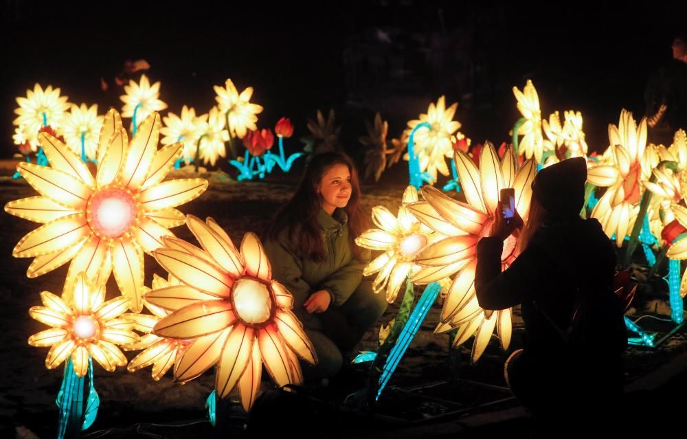 Celebración del año nuevo chino en Kiev