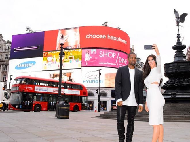 Los particulares selfies de Kim y Kanye