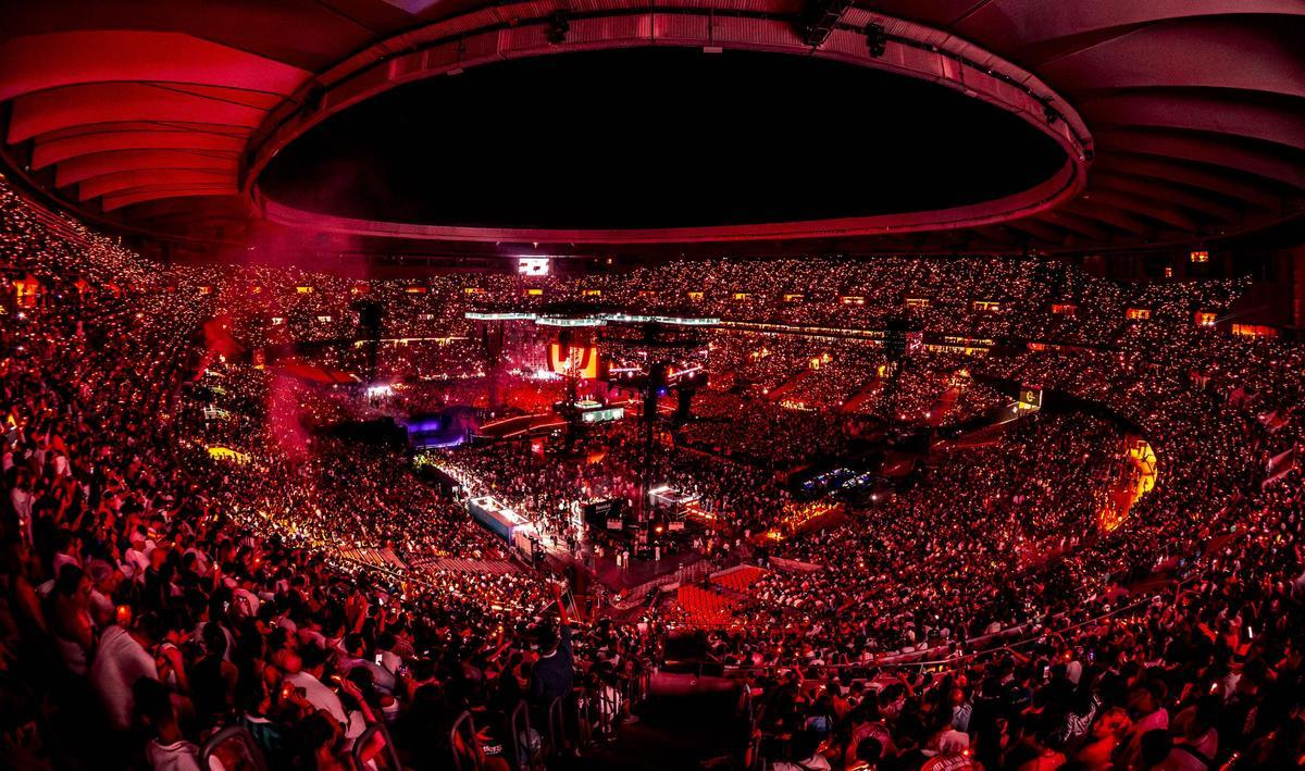 Estadio de La Cartuja de Sevilla durante la Velada del Año VI.