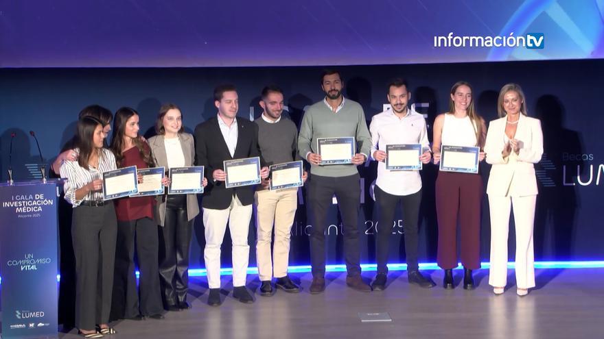La I Gala Becas LUMED consagra a Alicante como referente en investigación médica