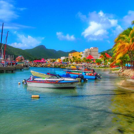 La diminuta isla del Caribe que pertenece a dos países europeos