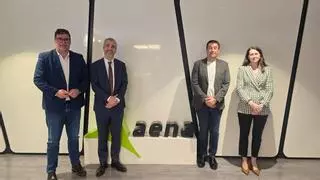 AENA estudia la propuesta de San Bartolomé de unir las dos terminales del Aeropuerto César Manrique-Lanzarote