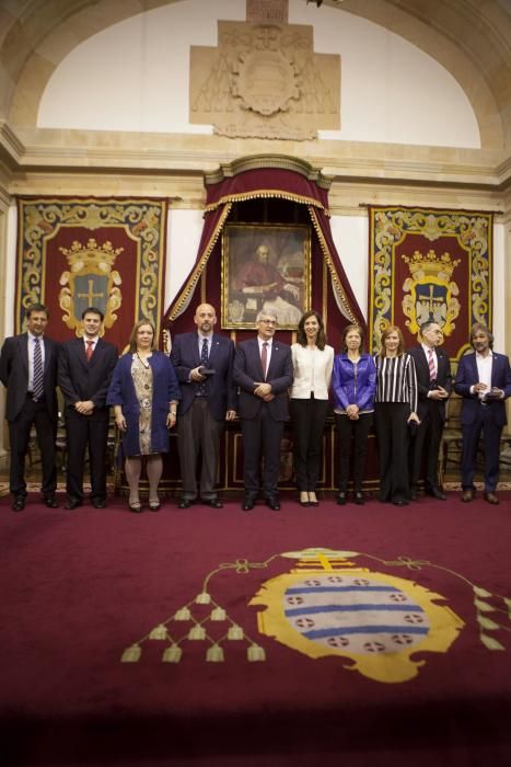 Toma de posesión de los vicerectores de la Universidad de Oviedo