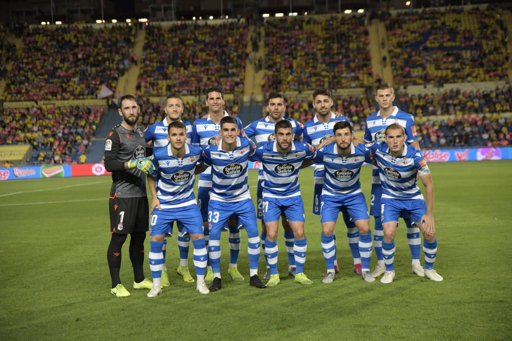 El Dépor se hunde ante la UD Las Palmas.