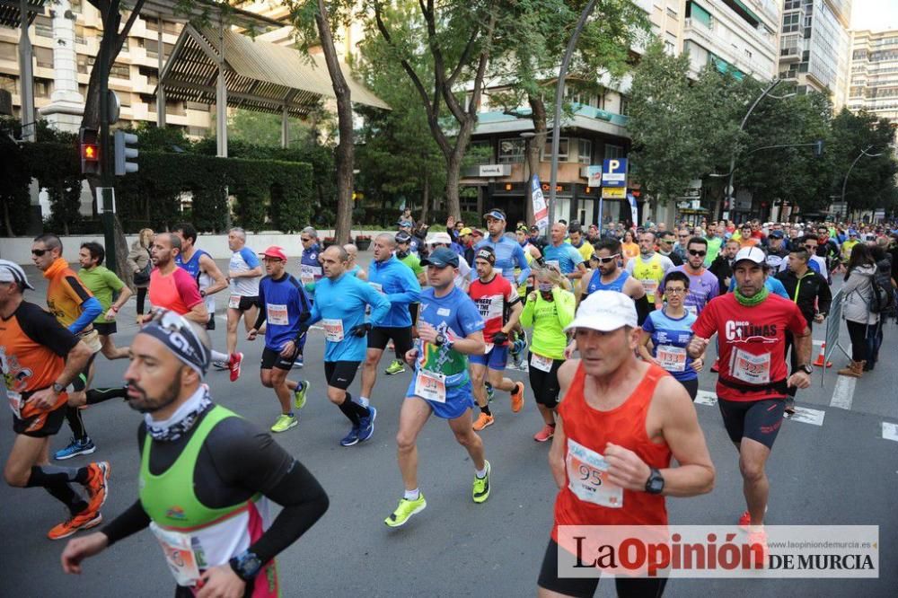 Murcia Maratón. Salida