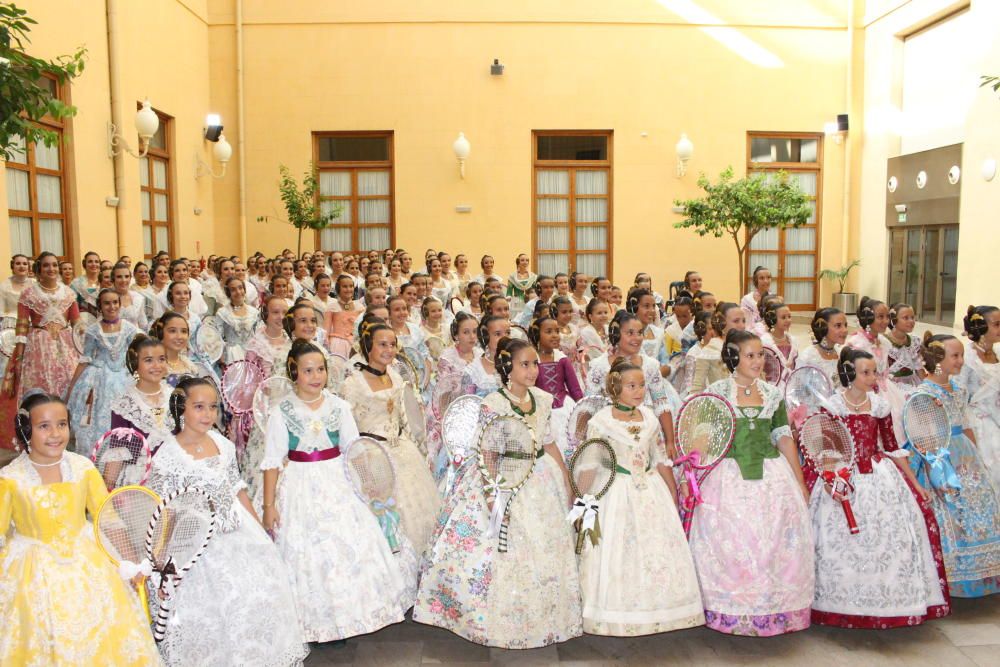 Las aspirantes a fallera mayor 2020 en la Batalla de Flores