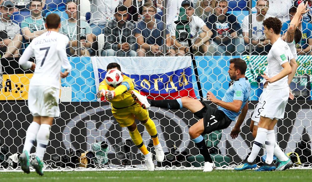 Mundial de Rusia: Uruguay-Francia