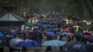 Aviso por tiempo violento y lluvias intensas: peligro máximo en Osona y alto en la mitad este de Catalunya