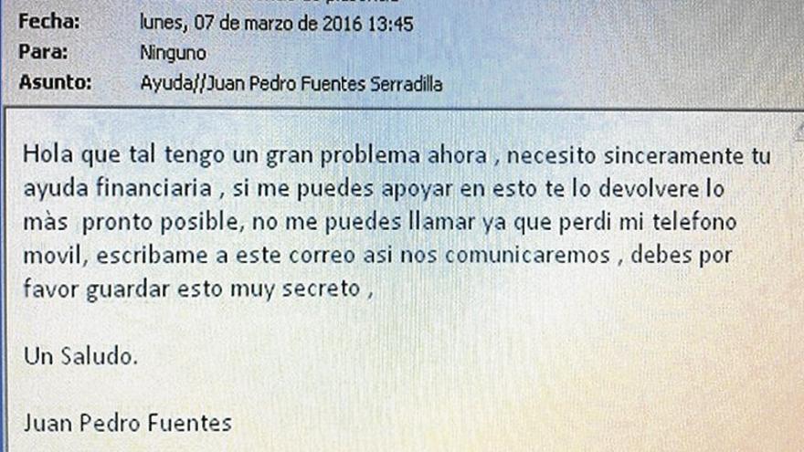 Hackean el correo de una cofradía para solicitar dinero a los cofrades