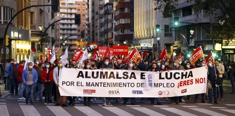 Manifestación de Alumalsa