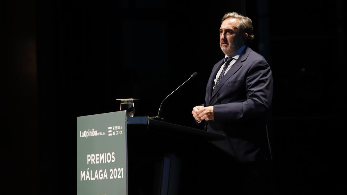 Gala de entrega de los Premios Málaga 2021 de La Opinión