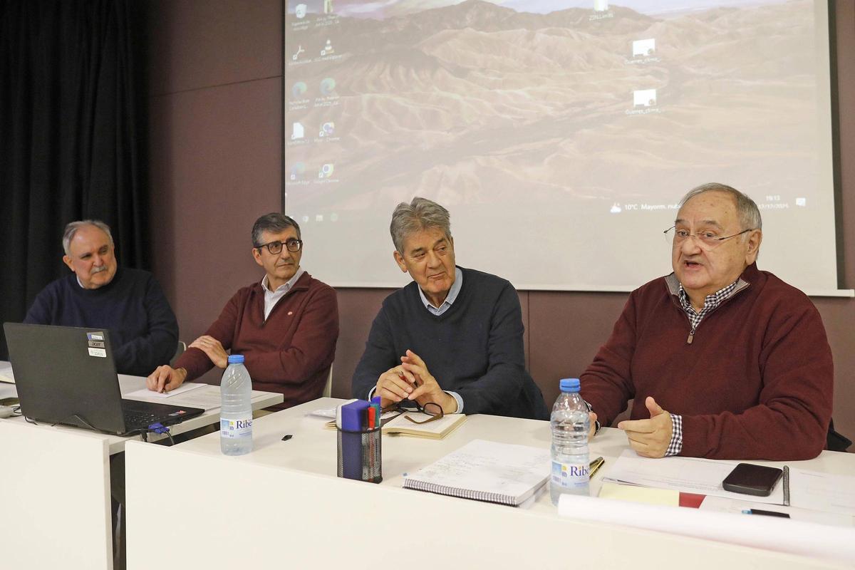 Jordi Grau, Joan Vila, Guillem Terribas i Narcís Motjé.