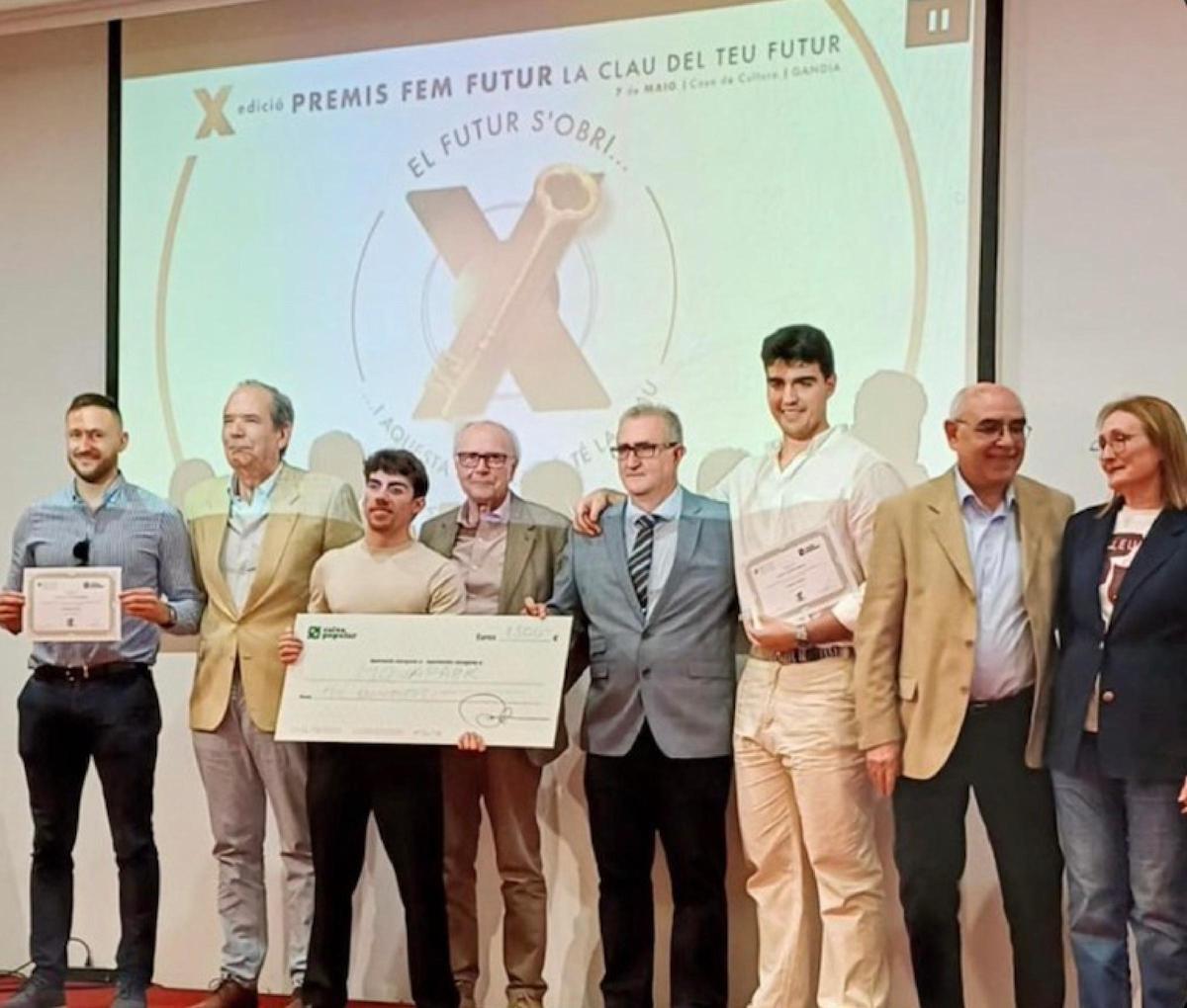 Ganadores del primer premio Mova Park.