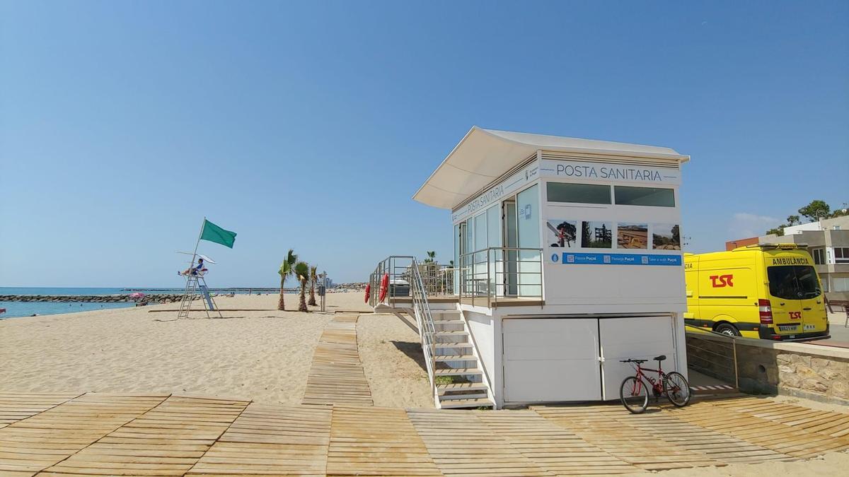 La playa de Puçol cuenta con diferentes distintivos que garantizan su calidad.