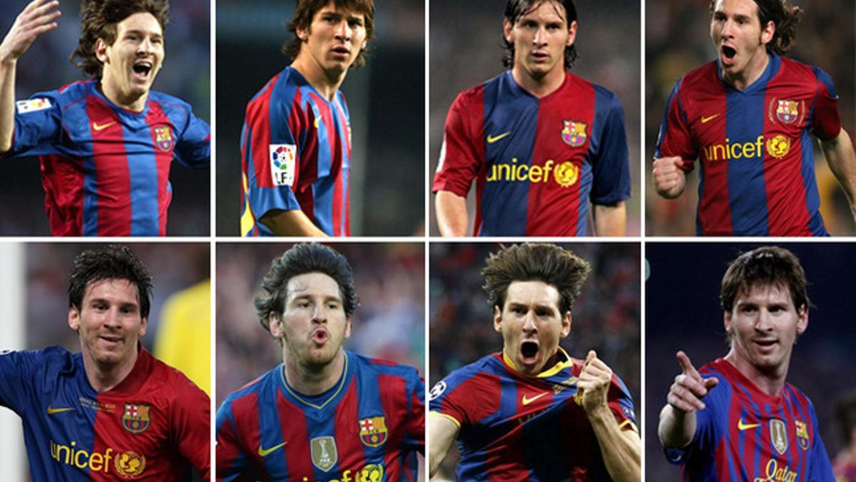 Messi ha deslumbrado en sus ocho años con el primer equipo