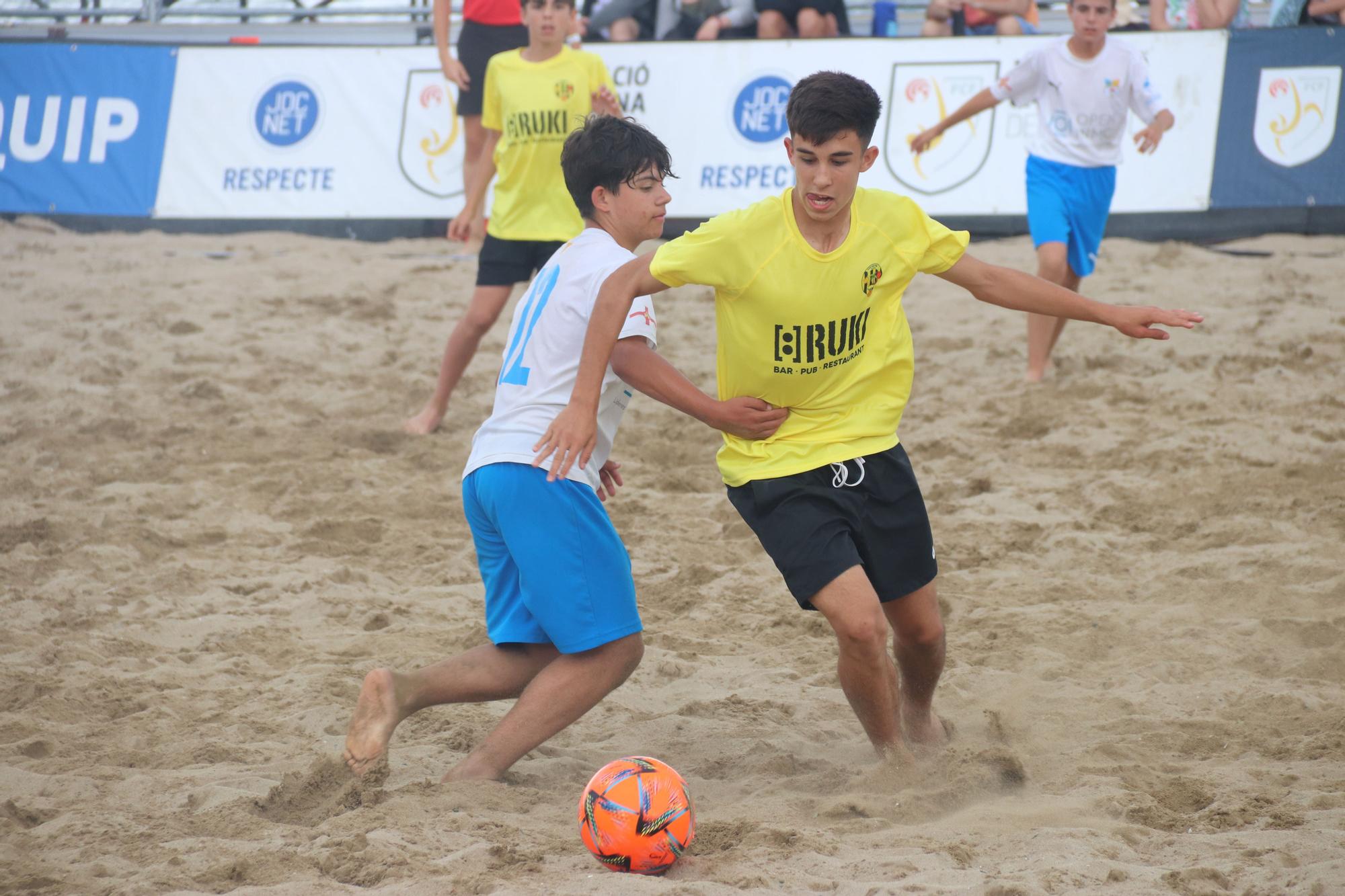 Campionats de Catalunya de futbol platja a Roses