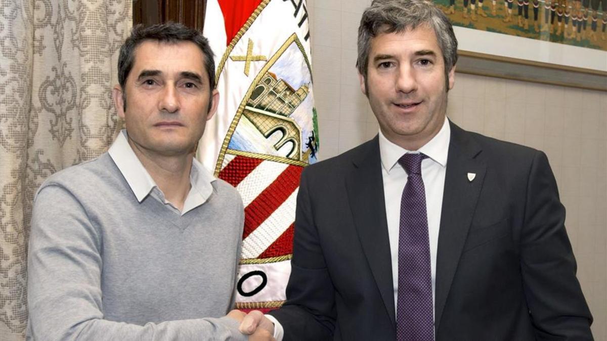 Urrutia espera que esta foto con Valverde se repita muy pronto