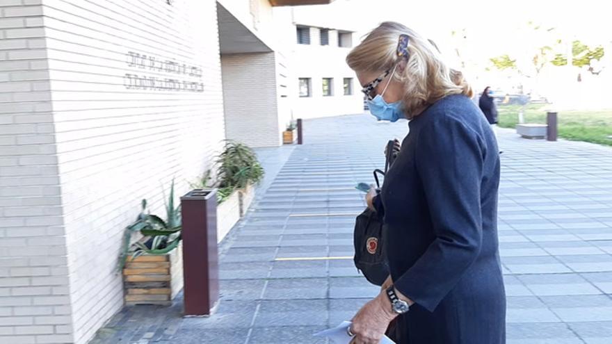 Comparece la mujer de Carlos Fabra ante los Juzgados de Castellón