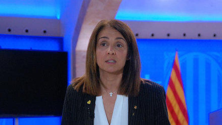 La portaveu del govern català, Meritxell Budó