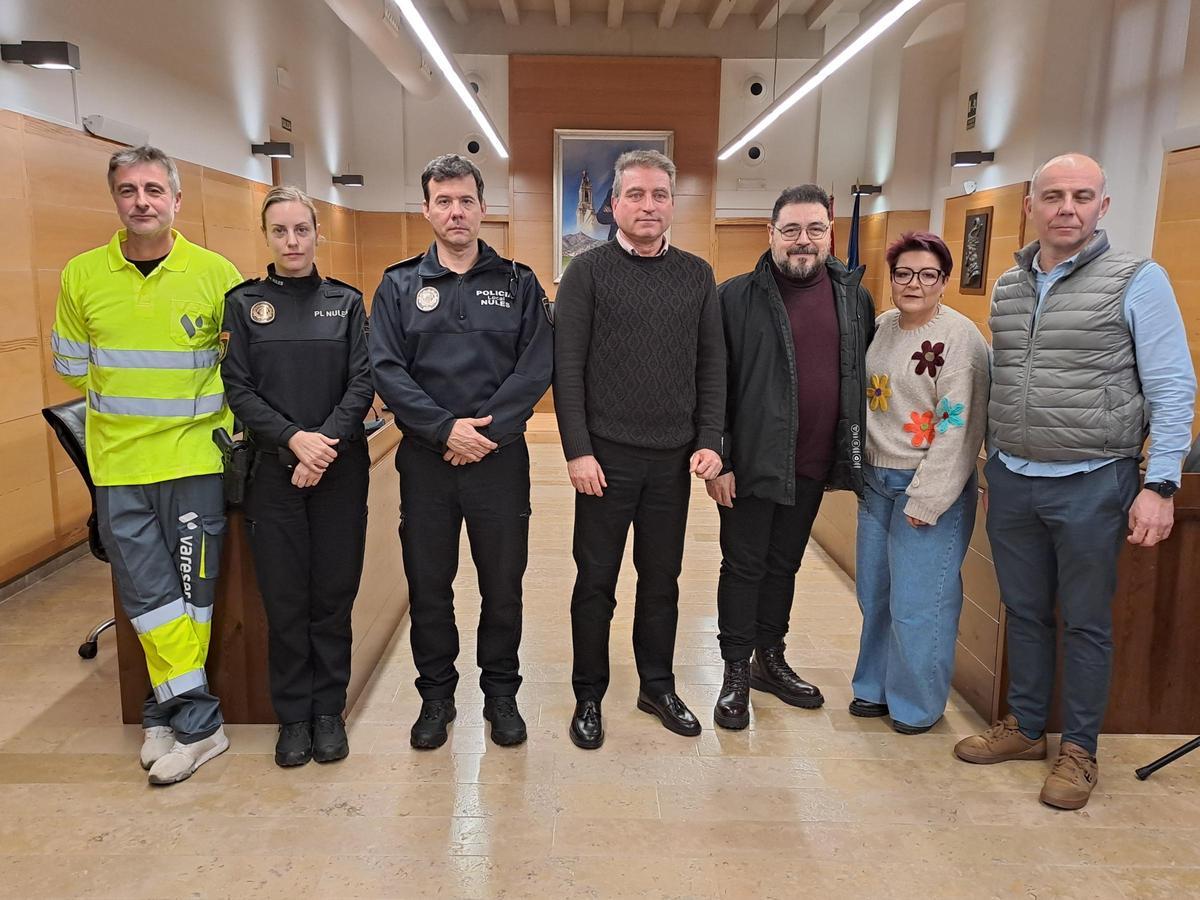 Foto de la rueda de prensa en la que han anunciado el plan de choque, este miércoles.