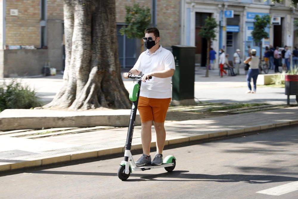 Las imágenes del Día sin Coches 2020 en Málaga