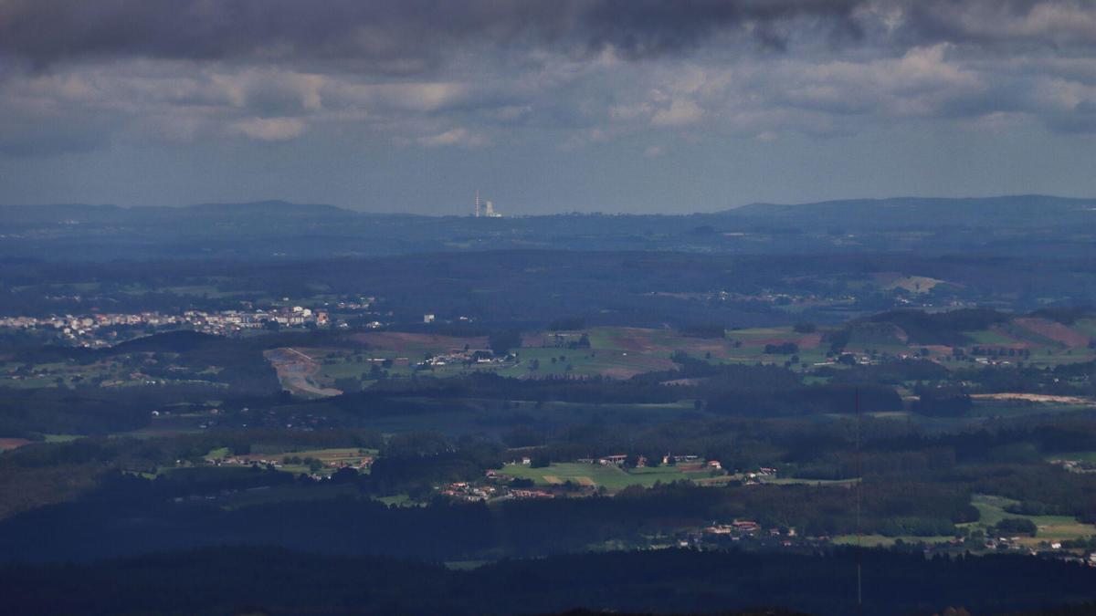 Panorámica desde el Monte Farelo de Agolada.