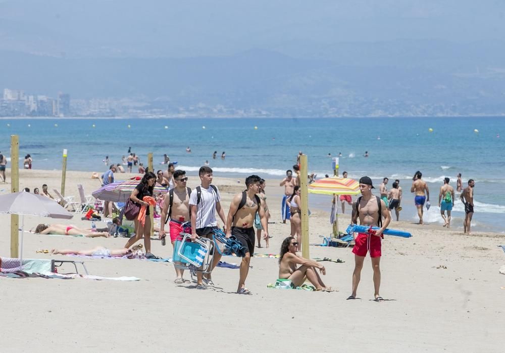 Primer fin de semana de playas abiertas al baño