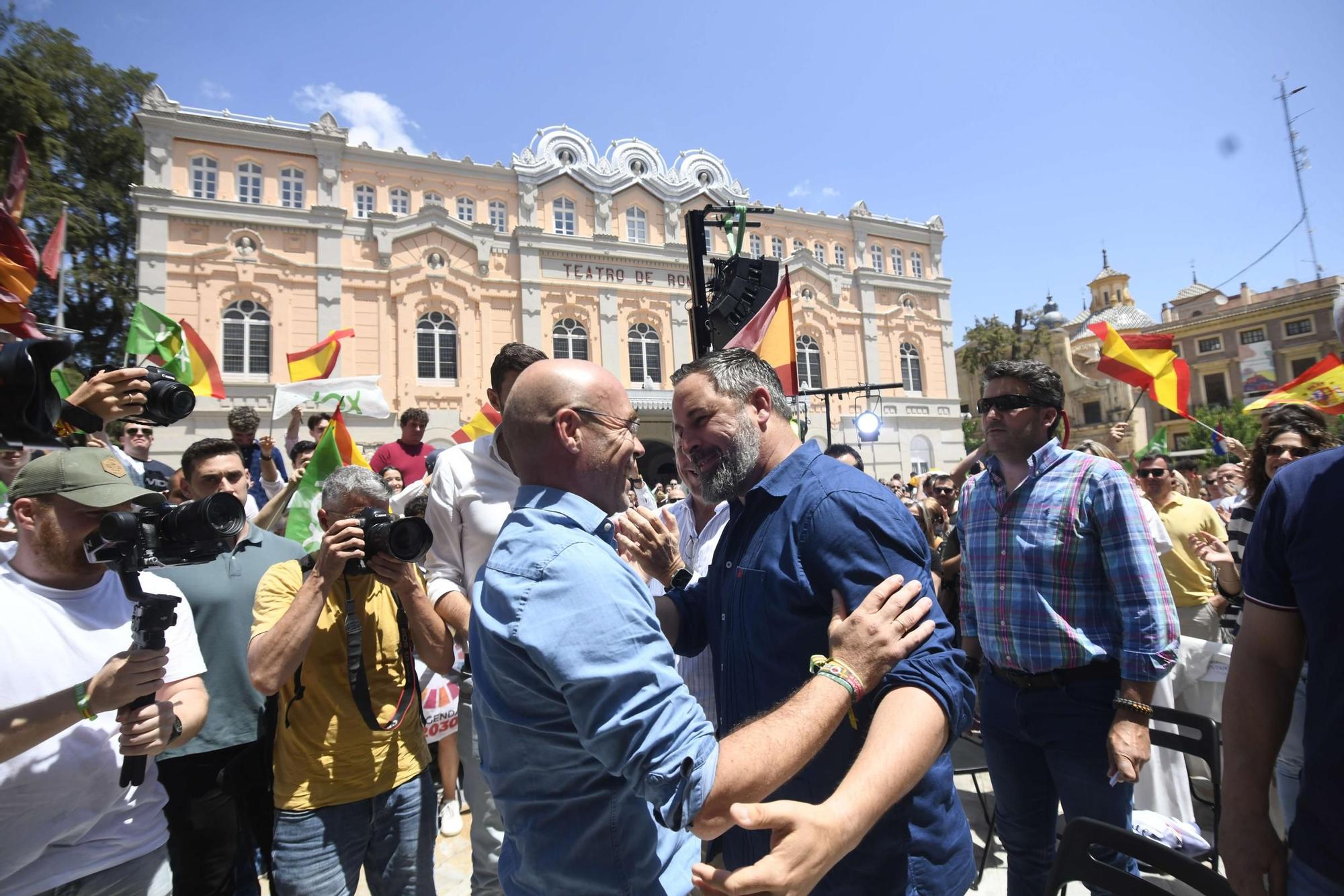 Acto de Santiago Abascal y Jorge Buxadé en Murcia