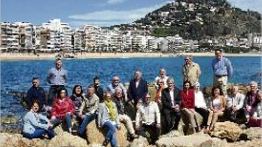 La candidatura del PSC blanenc, presentada ahir.