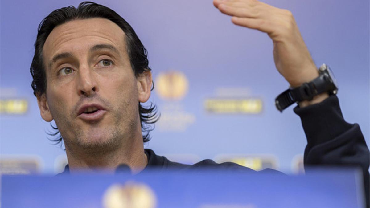 Unay Emery está convencido de que el Sevilla puede conseguir algo positivo en el Camp Nou